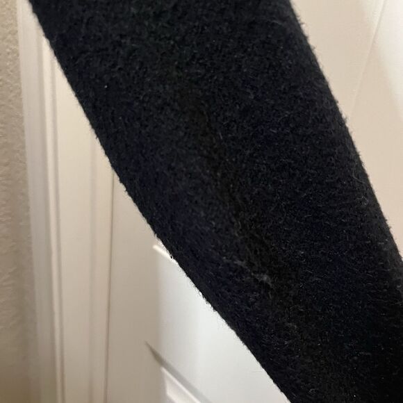 Twelfth Love Sweater Long Open Front Draped Cardigan Pockets Black Womens Size S - Picture 9 of 11